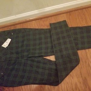 Lovely Tarleton plaid Skinny Pants NWT